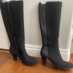 Black boots never worn size 5.5